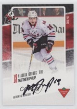 2016-17 Extreme Niagara IceDogs Auto Matthew Philip Auto 09wc