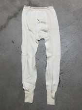 Vintage 60s JC Penney Thermal Pants Men  s Size M Waffle Long Johns Combed Cotton