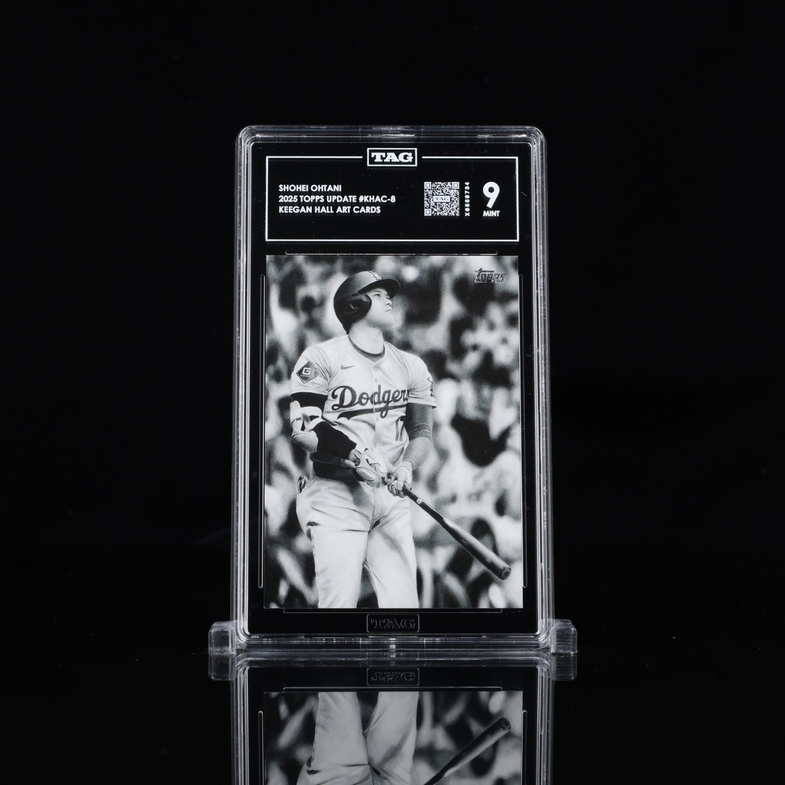 Shohei Ohtani 2025 Topps Update #KHAC-5 Keegan Hall Art Cards 