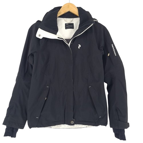 Peak Performance Veste à Capuche doublée en Duvet Femme Noir