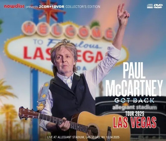 PAUL McCARTNEY / GOT BACK TOUR 2025 : ALLEGIANT STADIUM, LAS VEGAS PAUL McCARTNEY / GOT BACK TOUR 2025 : ALLEGIANT STADIUM, LAS VEGAS