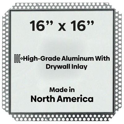 Best 16  x 16  Flush Access Panel for Drywall   High-Grade Alu