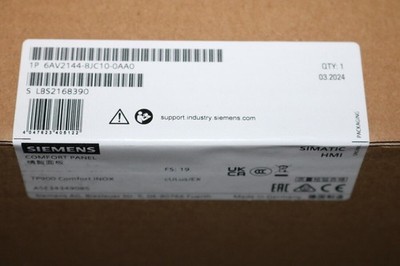 Siemens 6AV2144-8JC10-0AA0 SIMATIC HMI TP900 Comfort INOX 6AV2 144-8JC10-0AA0 US