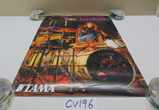 Troy Luccketta 19 x  27" TAMA Drums Promo Poster Tesla Drummer Rare