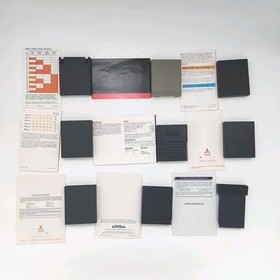 Atari 2600 Video System Complete Untested 2 Joy Sticks Paddles 16 Games Case