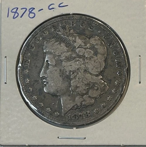 1878 Carson City (CC) Morgan Silver Dollar $1 Good Morgan 1878-CC