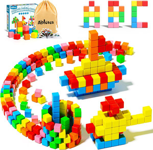 Apluses 42PCS Magnetic Blocks, Gifts for 3 4 5 6 Year Old, Magnet Building Block