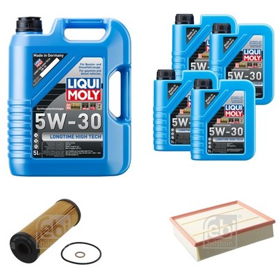 FEBI Inspektionspaket 9L LIQUI MOLY 5W-30 Longtime High Tech für VW LT 28-46 II
