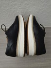 Clarks Artisan Black Pebble Leather Espadrille Platform Oxfords Women's Size 8 — photo 6