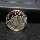 1 oz .999 fine Silver Round, 2024 Happy Holidays, Snowman Scene