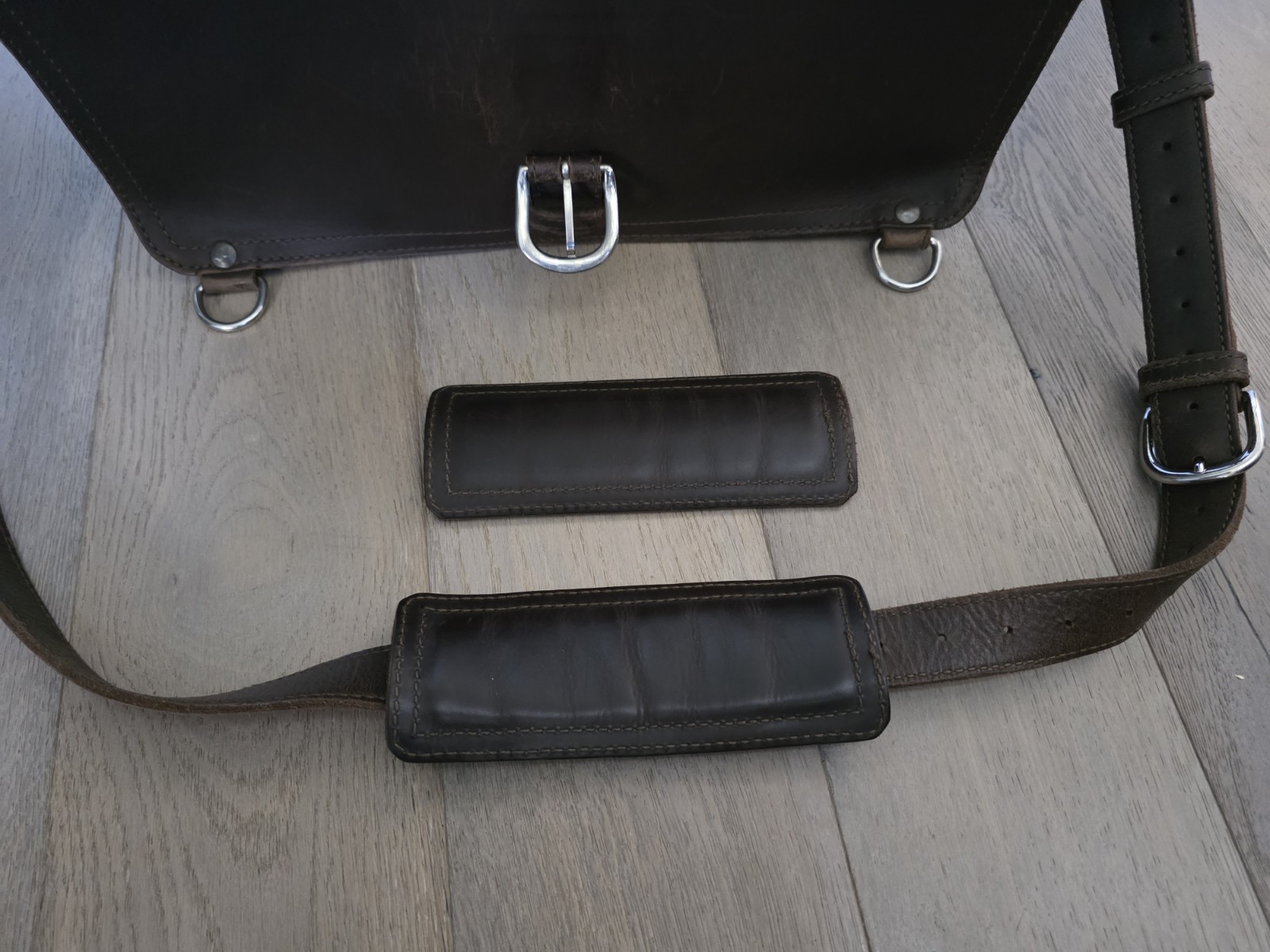 Saddleback Leather Thin Briefcase, Large, Dark Co… - image 11