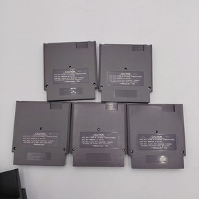 80s Vtg 5 NES Cartridge Game Lot Tested Sports Golf Baseball No Boxes Or Manuals