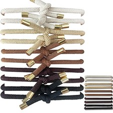 Hair SlideProof Knot Hair Tie Bracelets Beige Khaki Coffee Dark Coffee Black