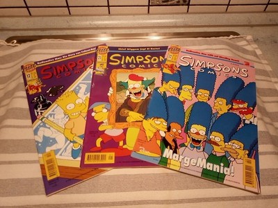 Simpsons Comic Nr 12 + 21 + 22