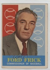 1959 Topps Ford Frick #1 HOF 06mi