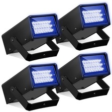 4 Packs Strobe Party Lights, Bright LED Strobe Stage Light Mini Party Lights ...