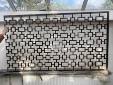 Large Geometric Wood Wall Panel / Decorative Screen