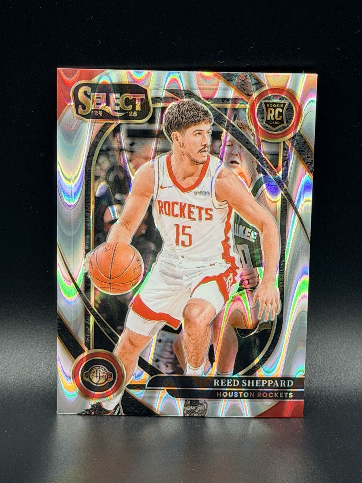 2024-25 Panini Select - Courtside Reed Sheppard #299 Tectonic Prizm (RC) Rookie