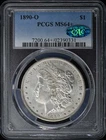1890-O $1 Morgan Dollar PCGS MS64+ (CAC)