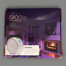 BlissLights SkyLITE Projector Laser & LED Stars Galaxies 900-00053A w/ USB Cord