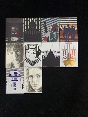 2023 CardFun Star Wars Global Art Series R2-D2 Stormtrooper Lot*10 cls XU28