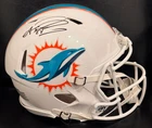 Tua Tagovailoa Signed Miami Dolphins White Speedflex Authentic Full Size Helmet