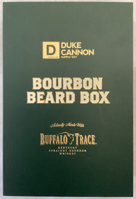 Duke Cannon The Bourbon Beard Box Buffalo Trace Bourbon Whiskey Gift Set Wash