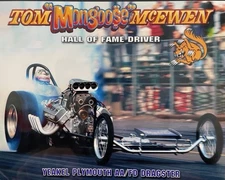 VRHTF NHRA Cool "Tom "Mongoose" McEwen Yeakel Plymouth AA/FD Dragster 8.5 Print"