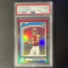 Panini Donruss Rated Rookie Jayden Daniels #389 Optic Preview Red & Green PSA 9…