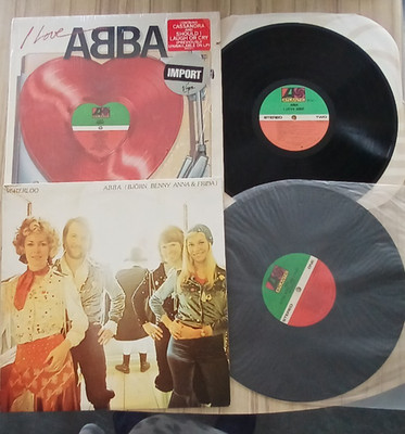 ABBA-WATERLOO + I LOVE ABBA HITS USA RARE PRESSINGS. VERY NICE INDEED