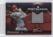 2020 Topps Postseason Performance Relics Red 5/25 Paul Goldschmidt #PPR-PG 1hc0