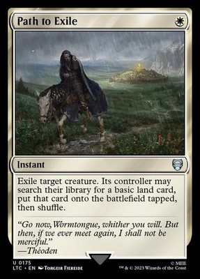 1x Path to Exile NM-Mint, English Commander: The Lord of the Rings: Tales of Mid