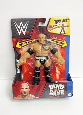 WWE Bend  N Bash The Rock Wrestling Figure