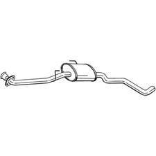 BOSAL Mittelschalldämpfer Schalldämpfer für Opel Omega B V94 2.6 V6 2.5