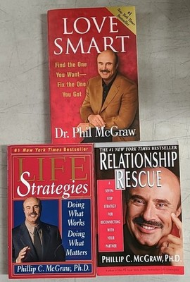 Dr. Phil McGraw [Trade Paperback] Love Smart Life Strategies Relationship Res X3
