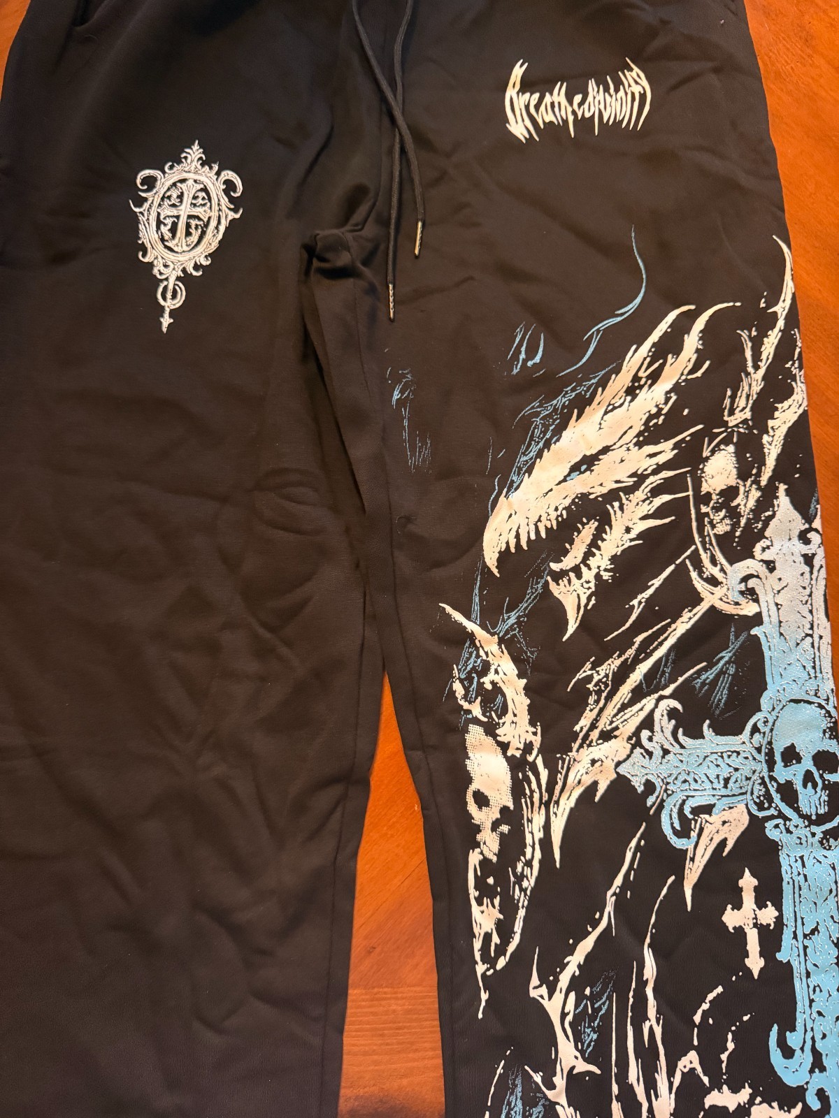 Breath Divinity Dragon Blue Sweatpants Mens Joggers Streetwear