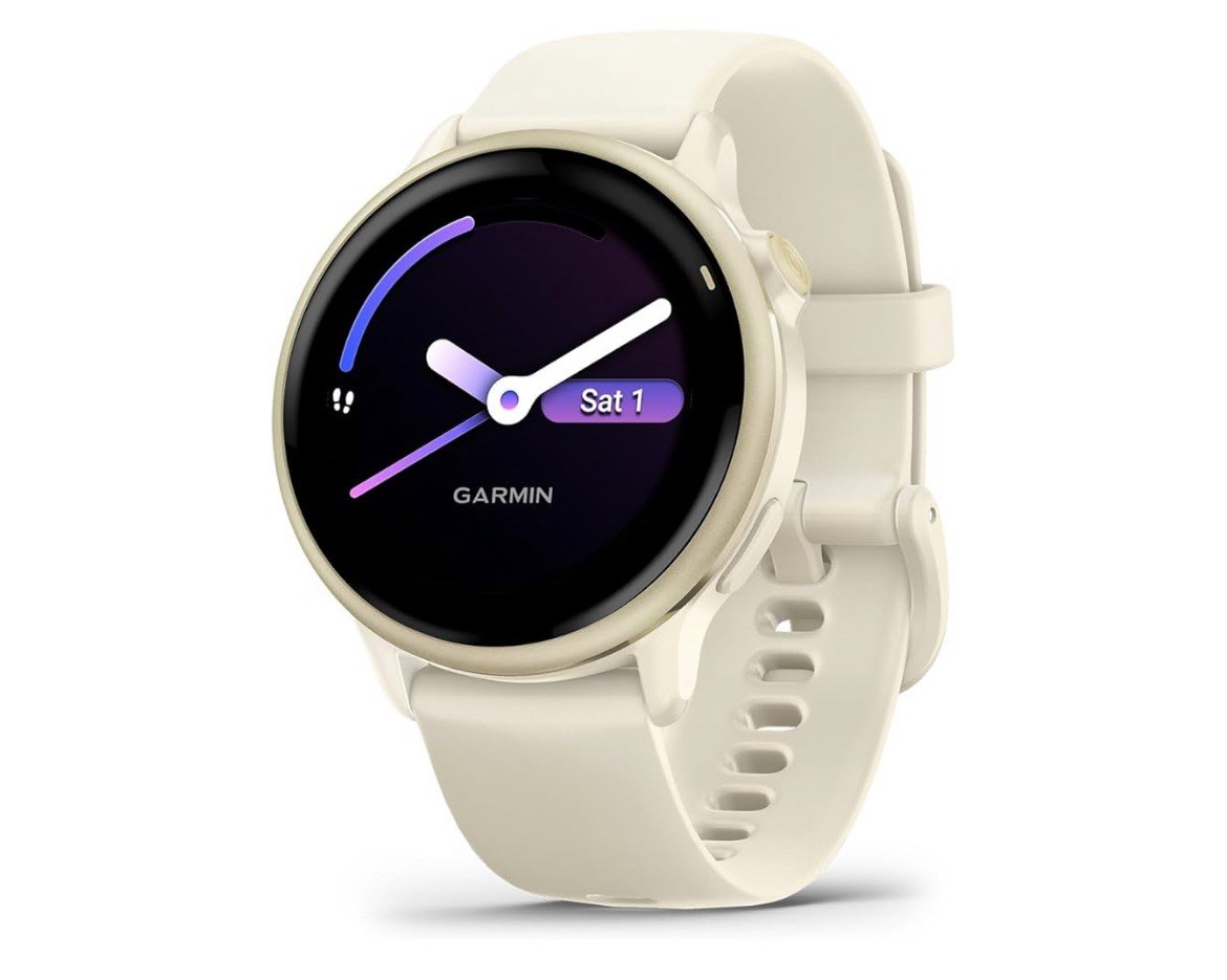 Garmin vivoactive 6 Lunar Gold GPS Smartwatch with Bone Band 010-02985-01