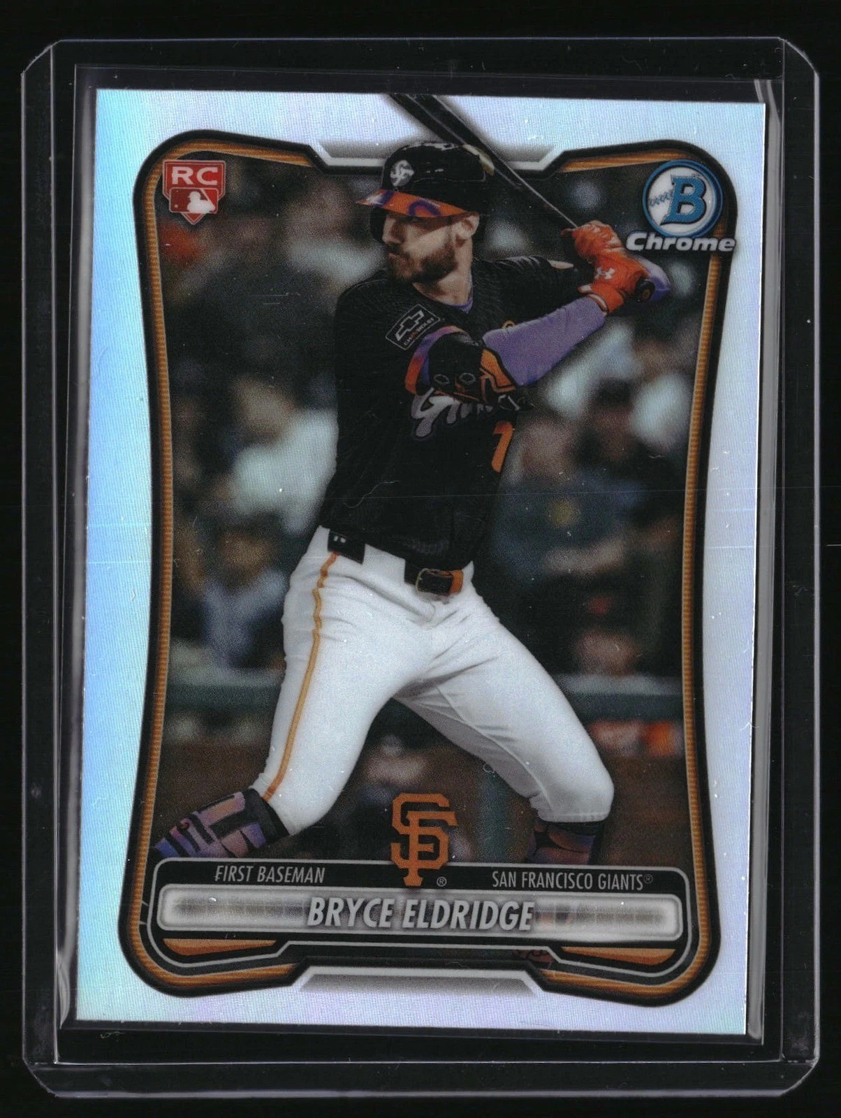 2026 Bowman Bryce Eldridge 78 Red Rookie Refractor RC Giants