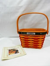Longaberger 2001 Inaugural Basket with Protector