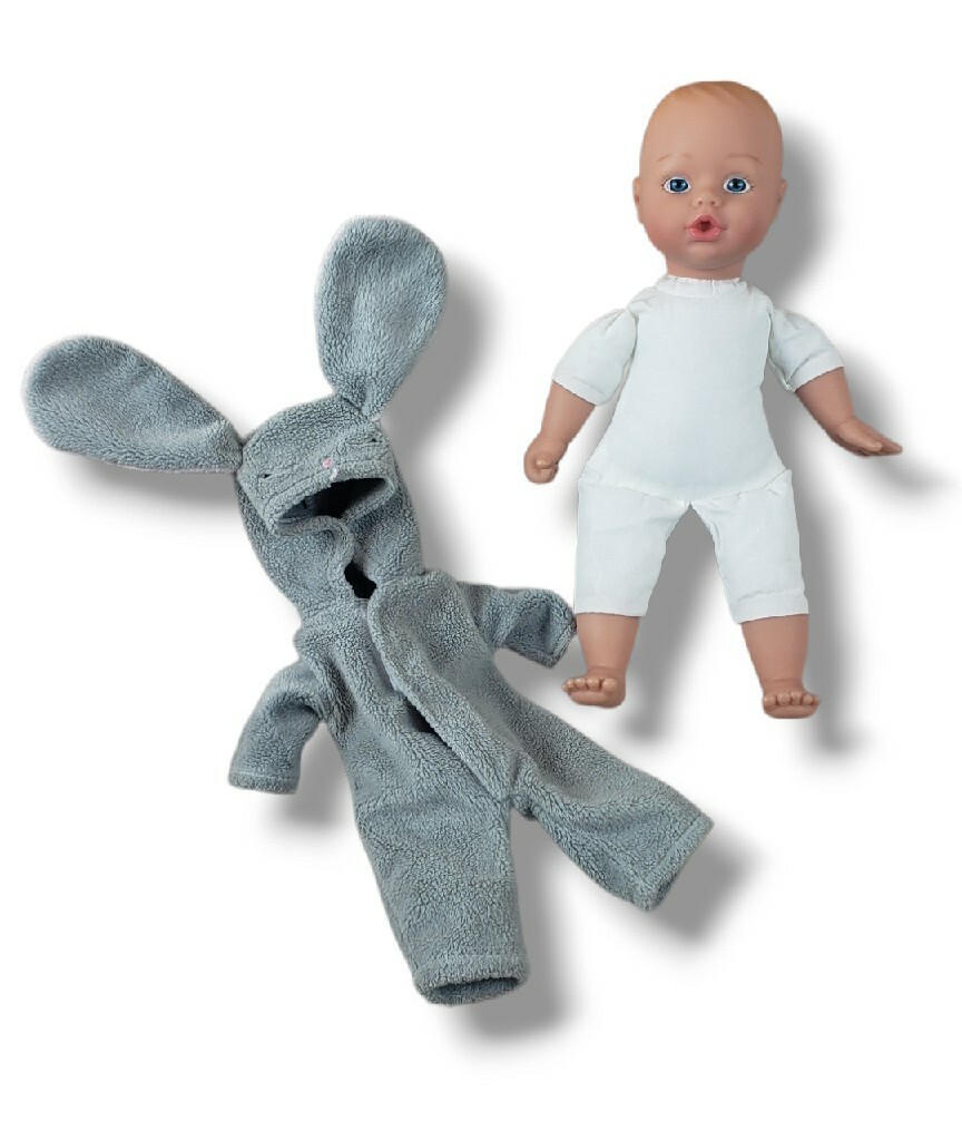 Adora Soft Baby Doll Funsie  Baby Bunny Blue Eyes Thumb Sucking 11 inch