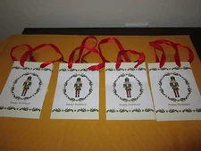 4 Spode Nutcracker Mini Gift Bags