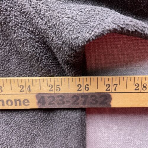 Outdoor Life Wolf Logo XXL Charcoal Dark Grey Fleece 1/4 Zip Pullover Jacket Vtg - Picture 10 of 11
