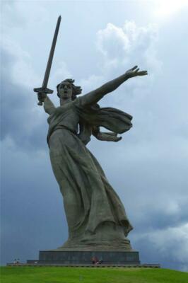 MOTHER OF RUSSIA GLOSSY POSTER PICTURE PHOTO statue monument motherland 1978