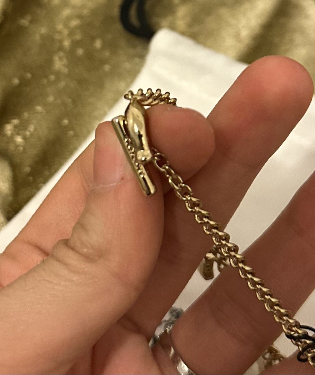 Coach Gold-Tone Chain Bracelet and Bracelet with Multicolor Letter Charms Coach | Jewelry | Coach Gold Charm Bracelet With Multicolor  main image 4