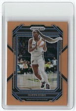 2023 Panini Prizm WNBA ORANGE REFRACTOR SP /99 Queen Egbo #78 WASHINGTON MYSTICS