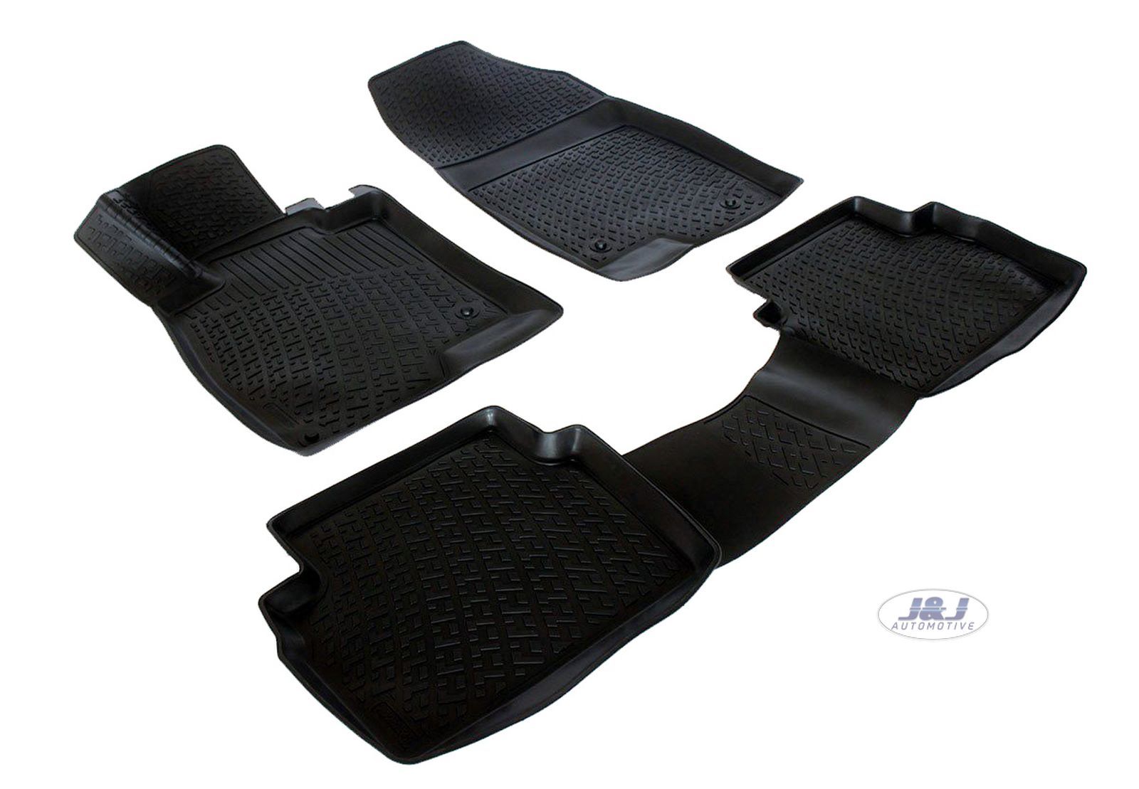 Tapis de sol pour Mazda 3 2013-2018 caoutchouc 3D idéal pour hiver et pluie