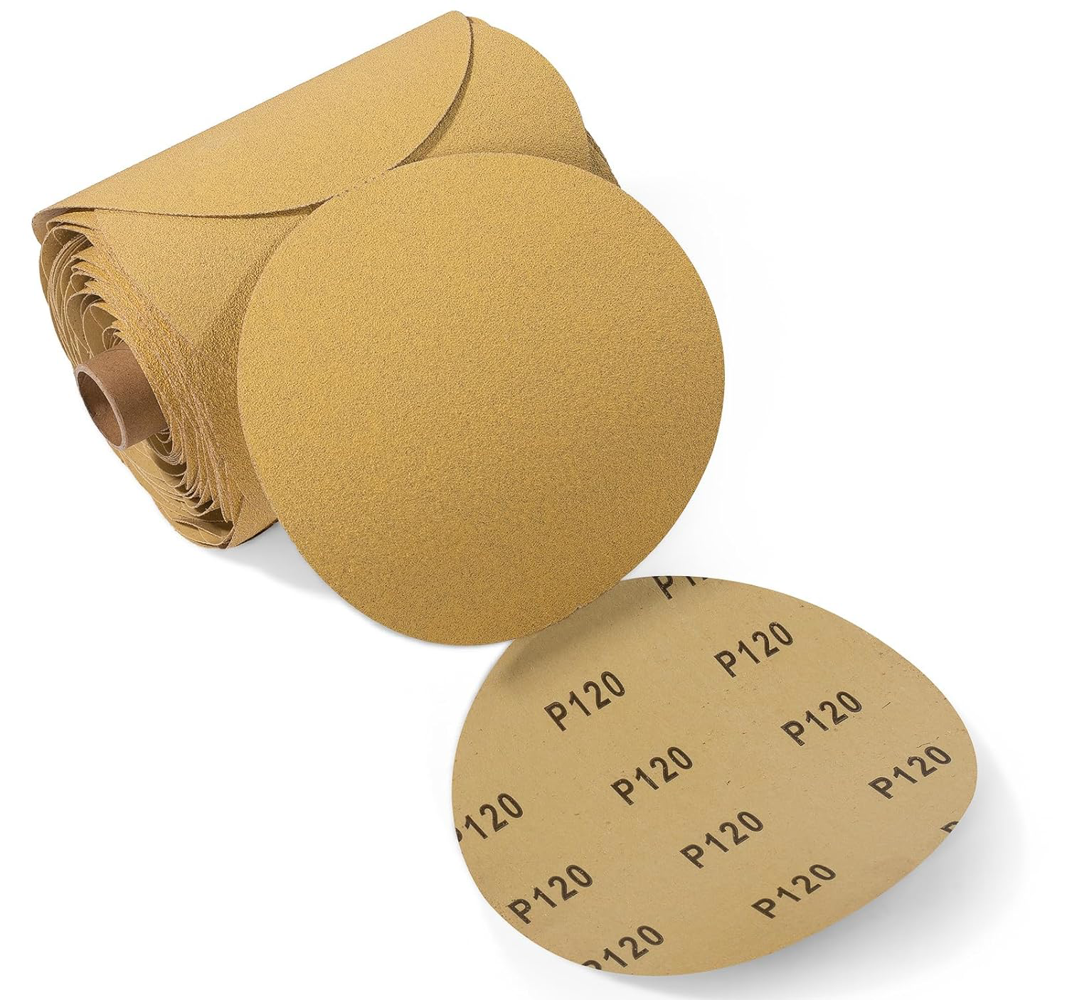 100 PCS 6 Inch PSA Sanding Discs 120 Grit Adhesive Backed Sandpaper