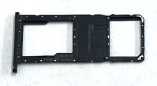 OEM HUAWEI Y6 2019 MRD-LX3 BLACK MICRO SD SINGLE SIM CARD TRAY SLOT HOLDER