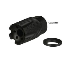 Steel Ruger Mark IV 22/45 Lite Muzzle Brake Compensator For 22LR and 223 556