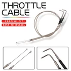 120CM 48" Braided Throttle Cable Compatible With Harley Dyna Super Wide Glide
